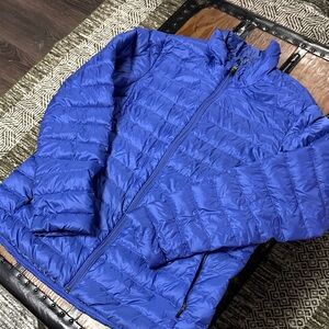 REI Vibrant Blue Down Puffer Jacket